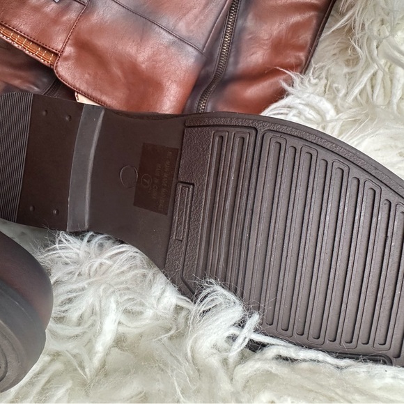 Chase + Chloe Brown Over the Knee Boots Classic Equestrian Style Maggy 3 - Picture 8 of 9